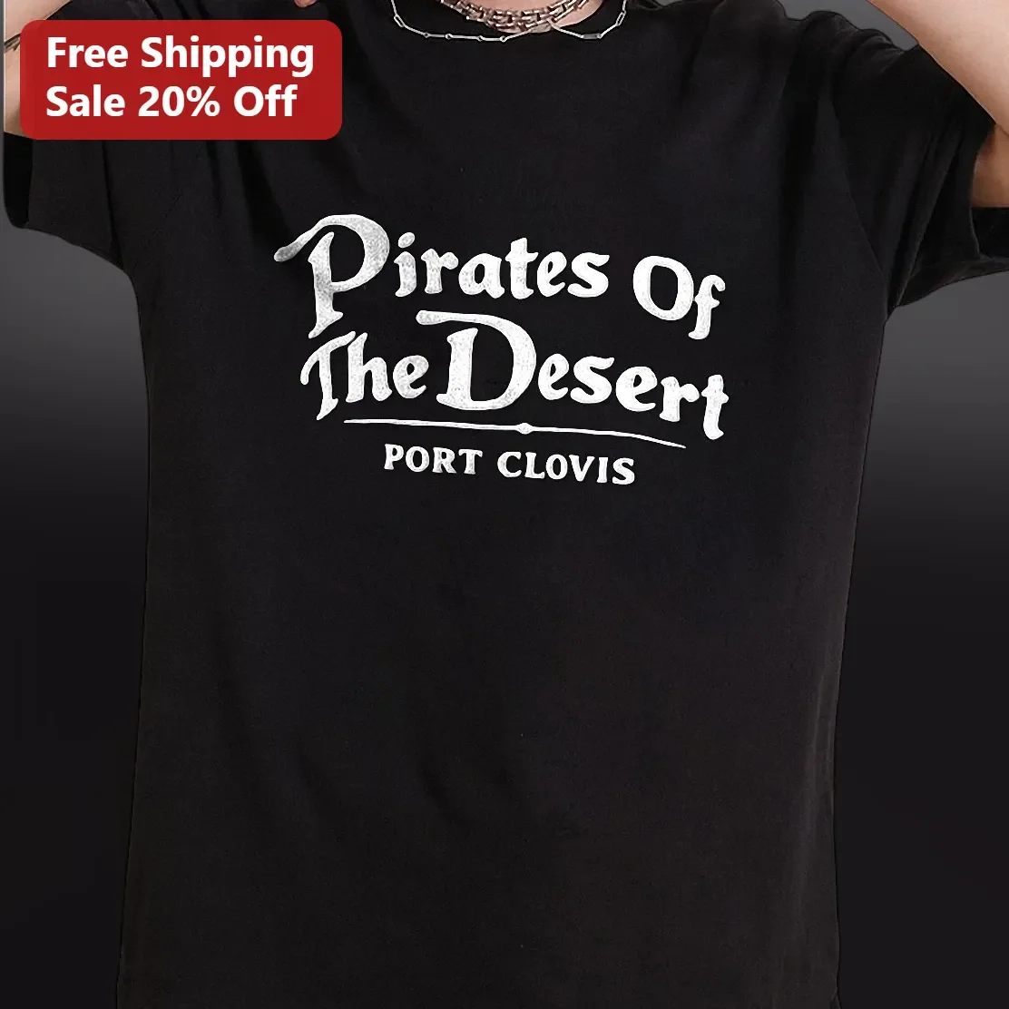 Pirates Of The Desert Port Clovis Vintage Distressed Graphic Tee