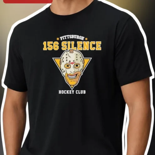 Silence Hockey Club Tee Vintage Goalie Mask Graphic Shirt