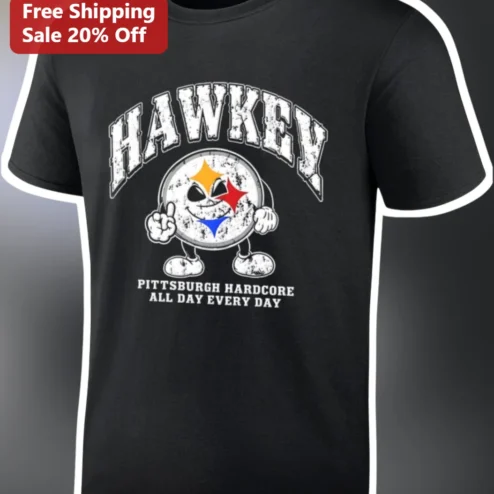 Hardcore All Day Every Day Hawkey Graphic Tee