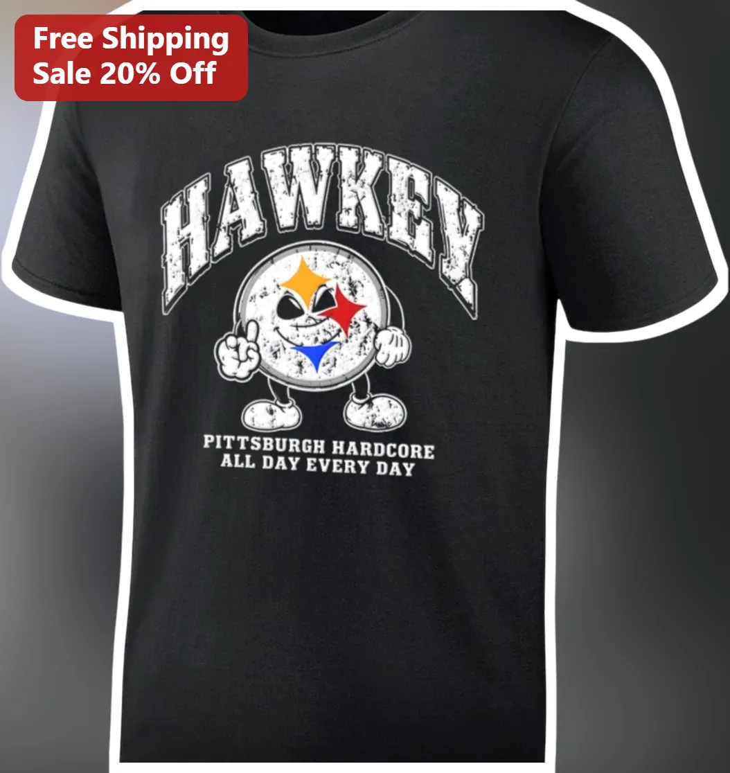 Hardcore All Day Every Day Hawkey Graphic Tee