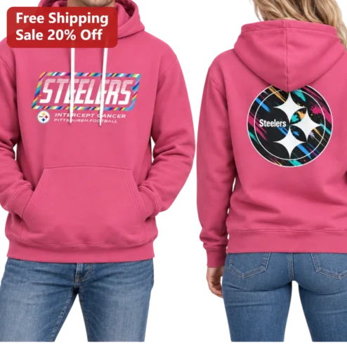 Steelers Crucial Catch Intercept Cancer Hoodie NFL Football Fan Gear