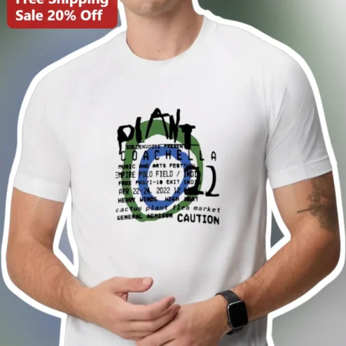PLAN Festival Poster Graphic Tee Music Concert Merch Streetwear Shirt