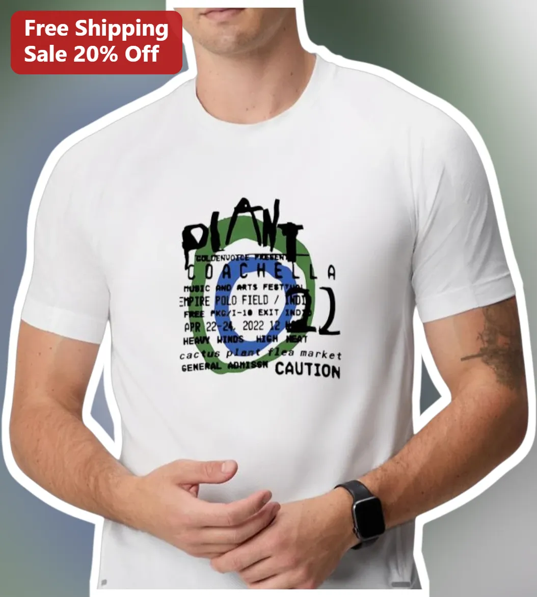 PLAN Festival Poster Graphic Tee Music Concert Merch Streetwear Shirt