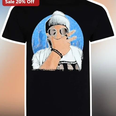 Playboi Carti Tee Illustrated Portrait Streetwear Graphic T-Shirt for Hip Hop Fans