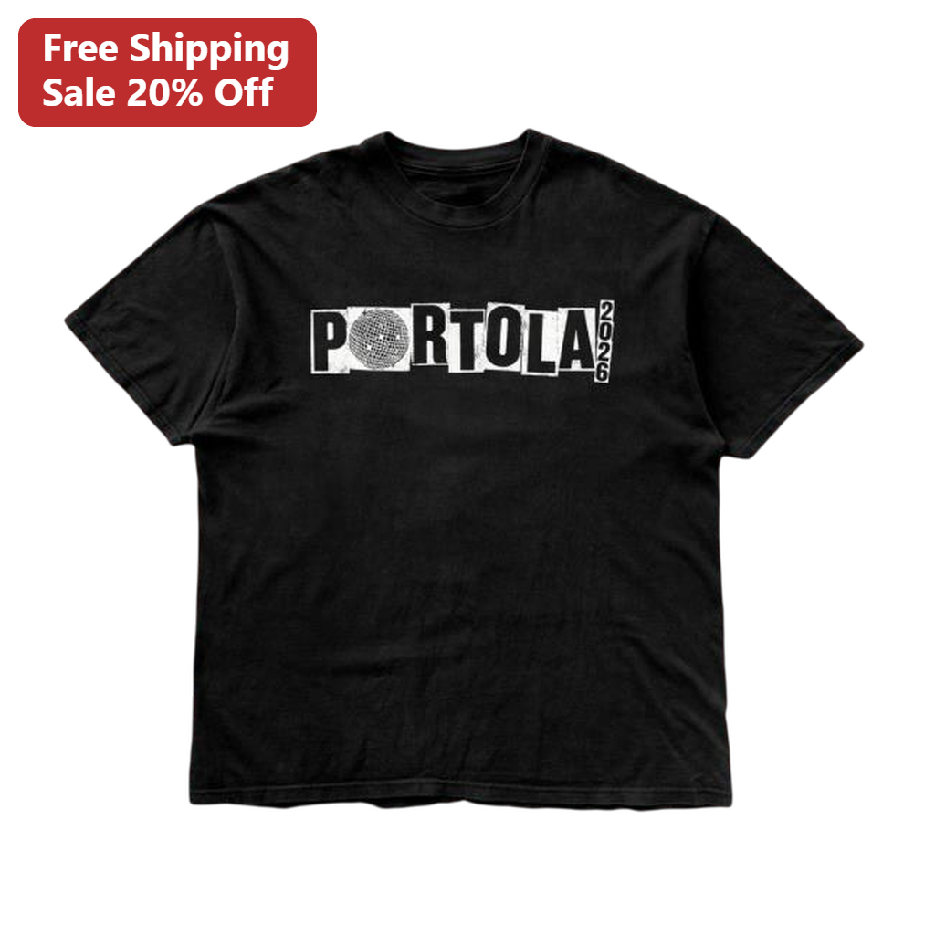 Portola 2026 Music Festival Tee Disco Ball Graphic Retro Concert Merch Shirt