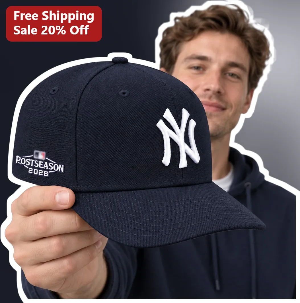 Postseason 2026 Cap Baseball Fan Gear Navy Blue Embroidered Hat