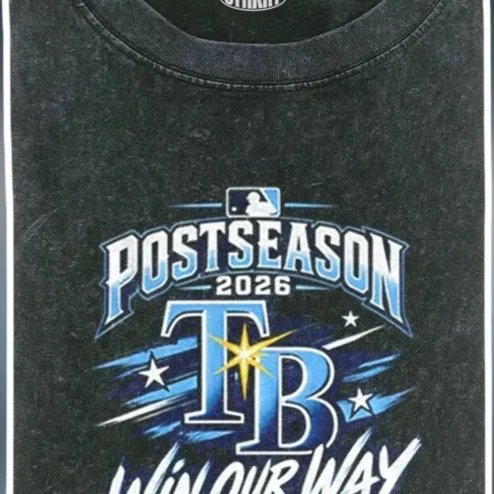 Postseason 2026 TB Win Our Way Rays Tee
