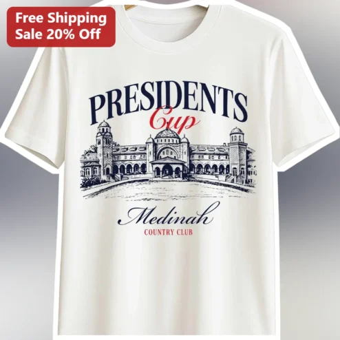 Presidents Cup Medinah Country Club Tee 2026 Vintage Golf Souvenir Shirt