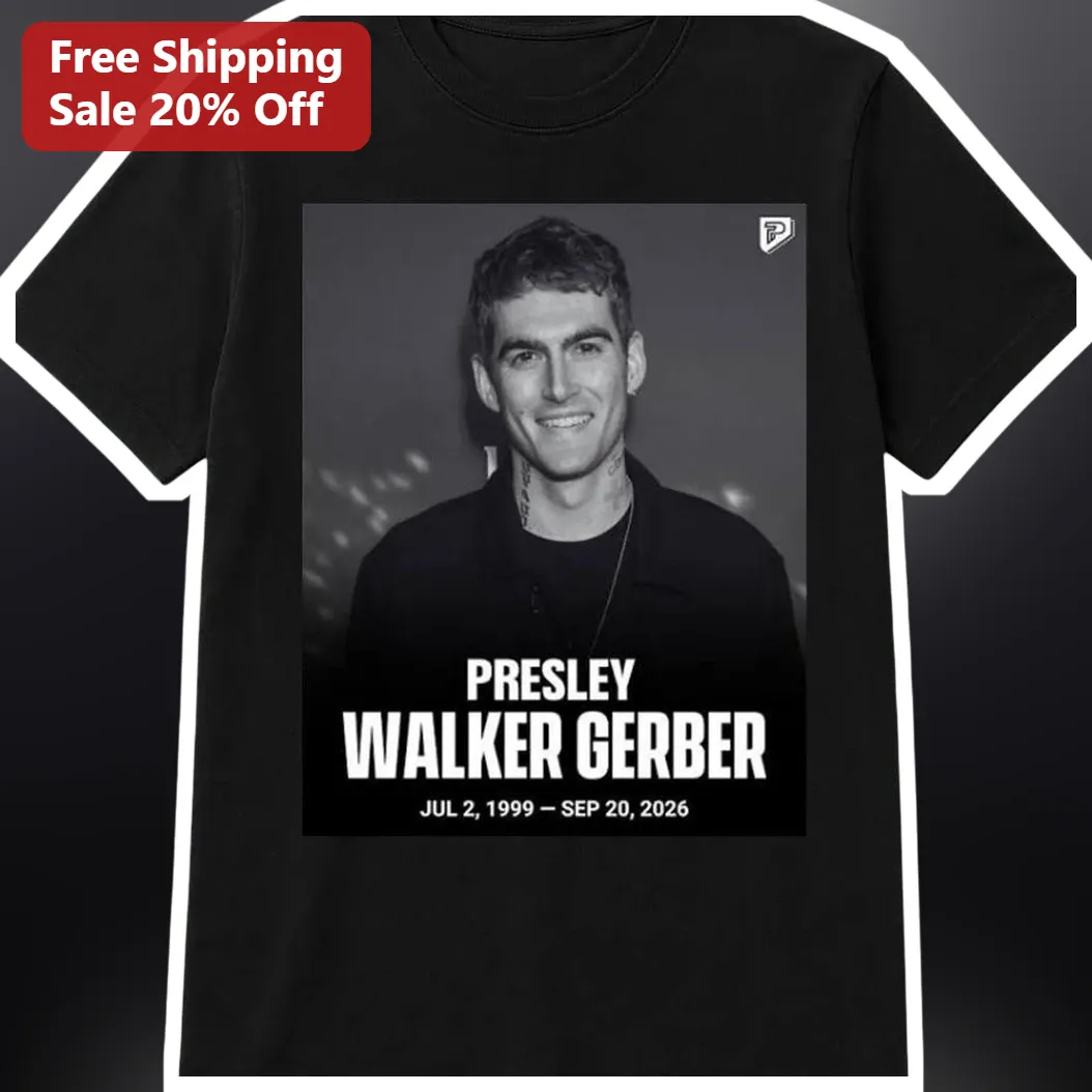 Presley Walker Gerber Memorial Tribute Tee Cindy Crawford Son Graphic Shirt