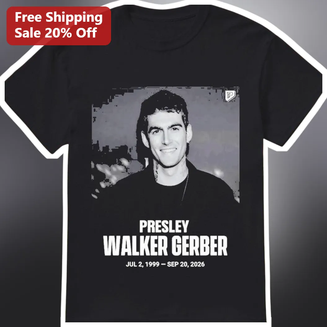 Presley Walker Gerber Tribute Tee Model Fan Gift