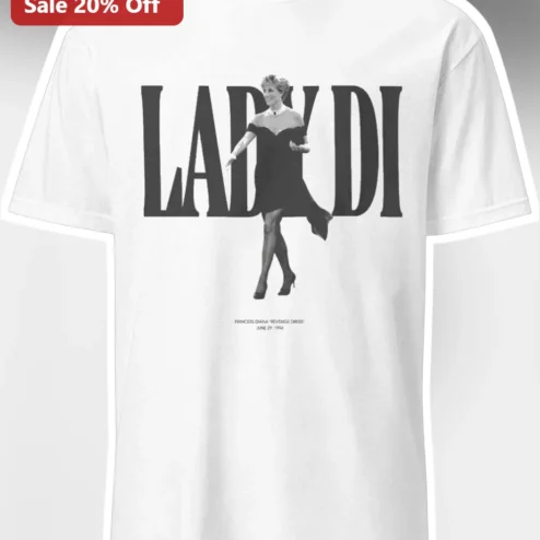Princess Diana Revenge Dress Tee Lady Di June 29 1994 Graphic Shirt