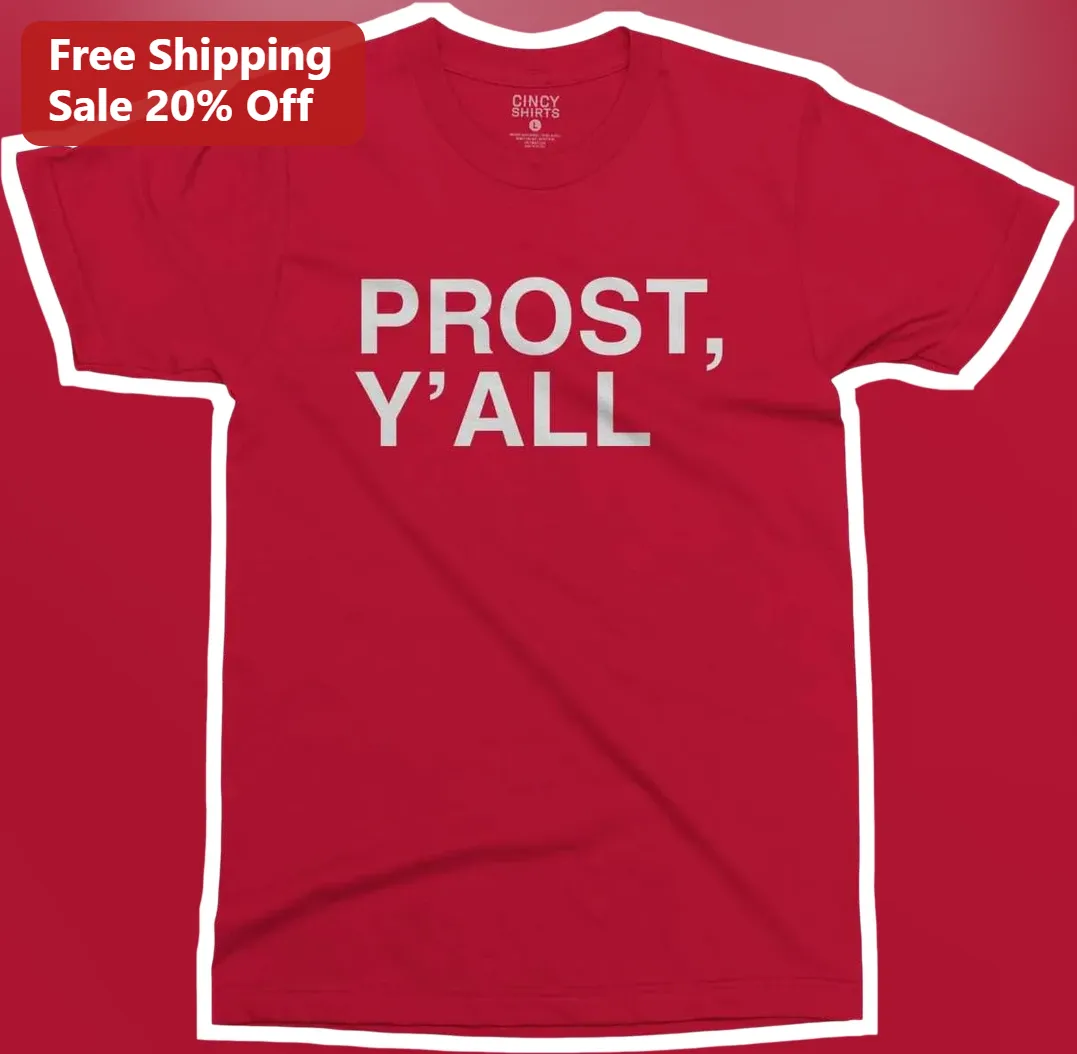 Prost Y'all Oktoberfest Funny Beer Lover Graphic Tee Gift for Men