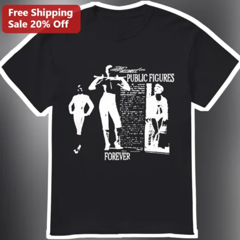 Public Figures Forever Graphic Tee Punk Rock Vintage Style Unisex Shirt