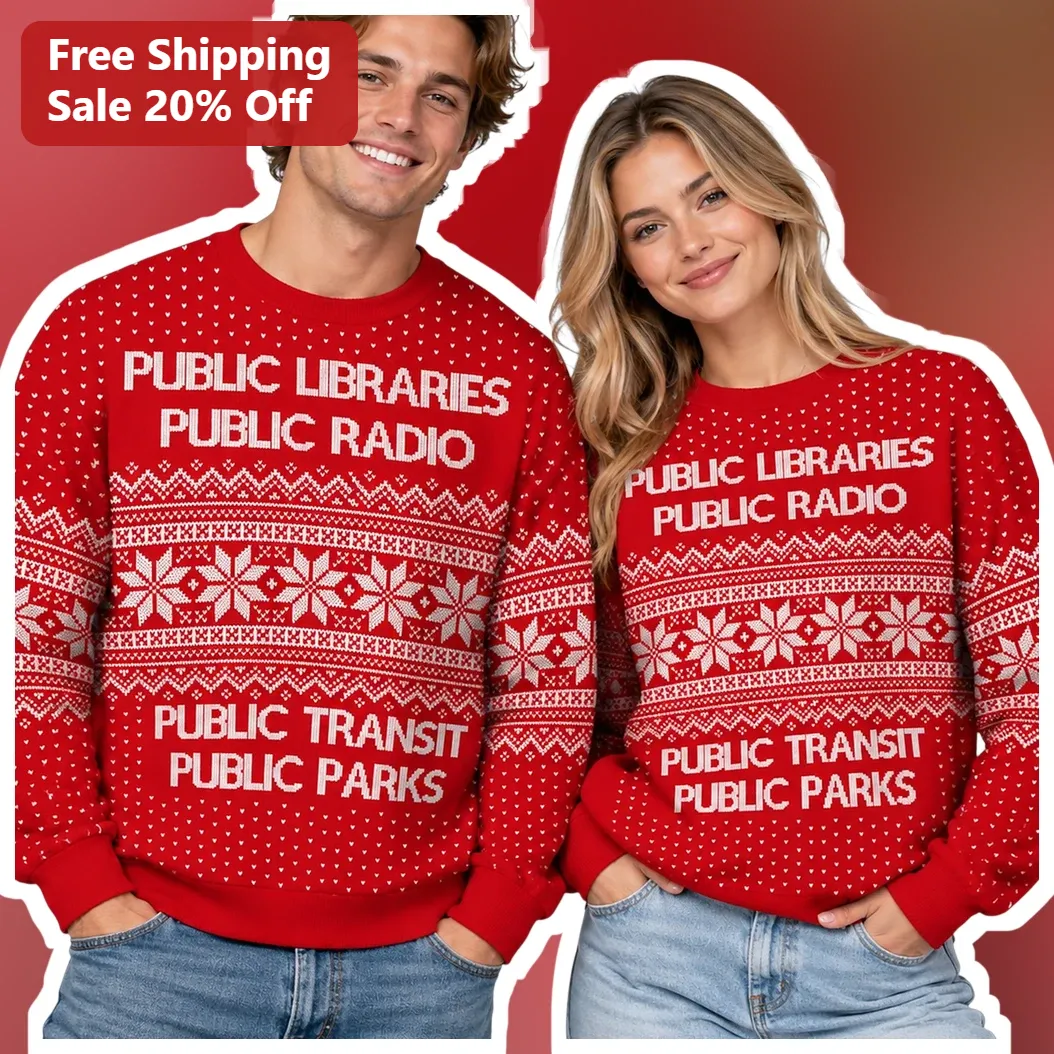 Public Libraries Public Radio Public Transit Public Parks Graphic Tee