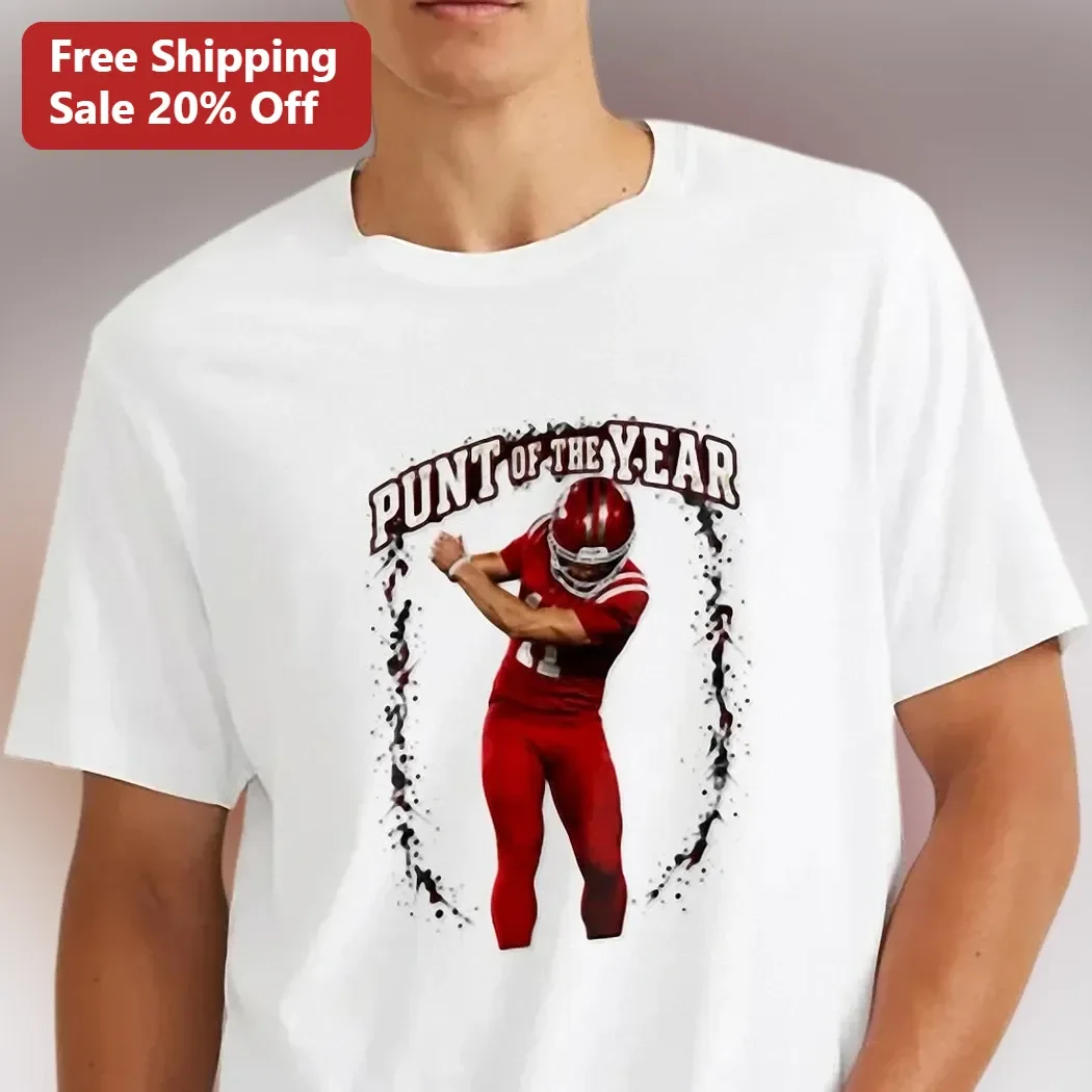 Punt of the Year Football Punter Graphic Tee for Men Women Special Teams Humor Gift