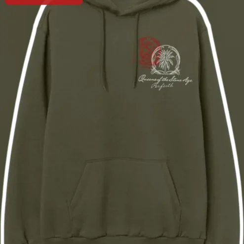 Queens of the Stone Age Perfected Album Hoodie Josh Homme Vintage Rock Merch