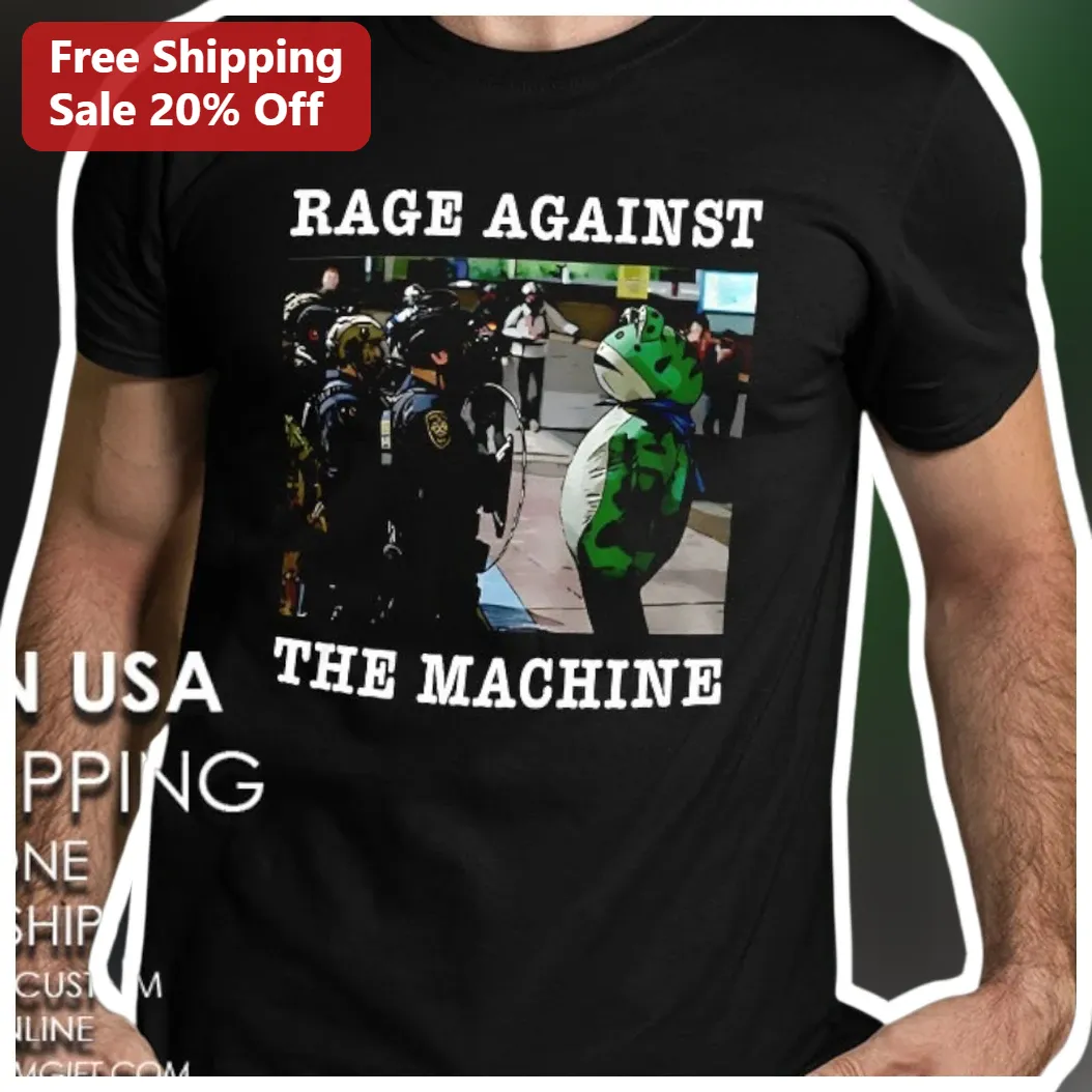 Rage Against The Machine Pepe the Frog Graphic Tee