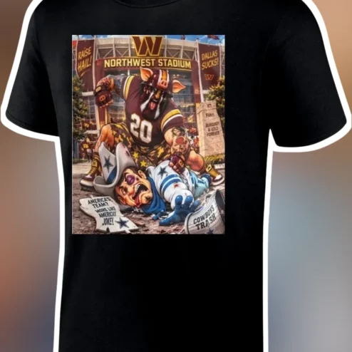 Raise Hail Dallas Sucks Northwest Stadium Commanders Fan Graphic Tee