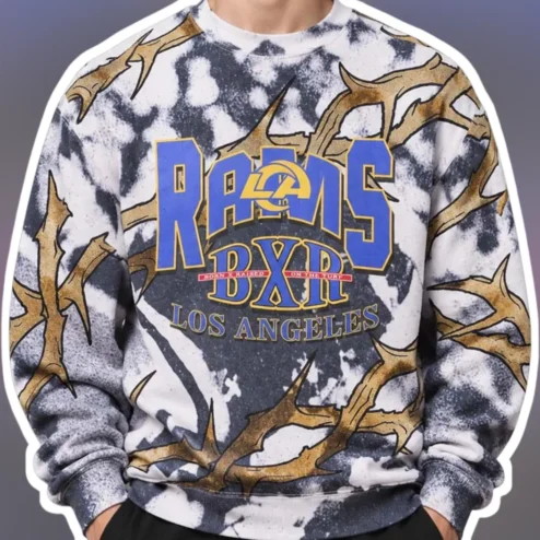 Rams x Born X Raised Los Angeles Rams Sweatshirt BXR Born X Raised On The Turf Streetwear Crewneck