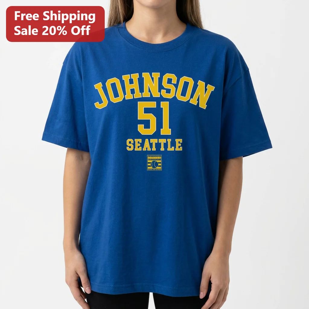 Randy Johnson 51 Seattle National Baseball Hall of Fame Tee, Mariners Legend Gift for MLB Fans