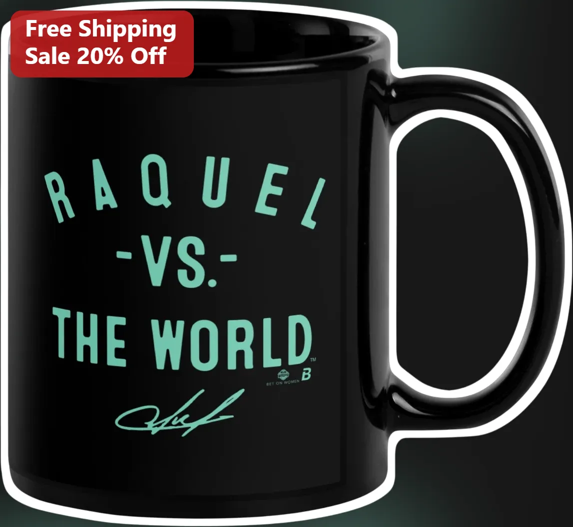 Raquel Vs The World Mug UFC MMA Fan Gift Black Ceramic Coffee Cup