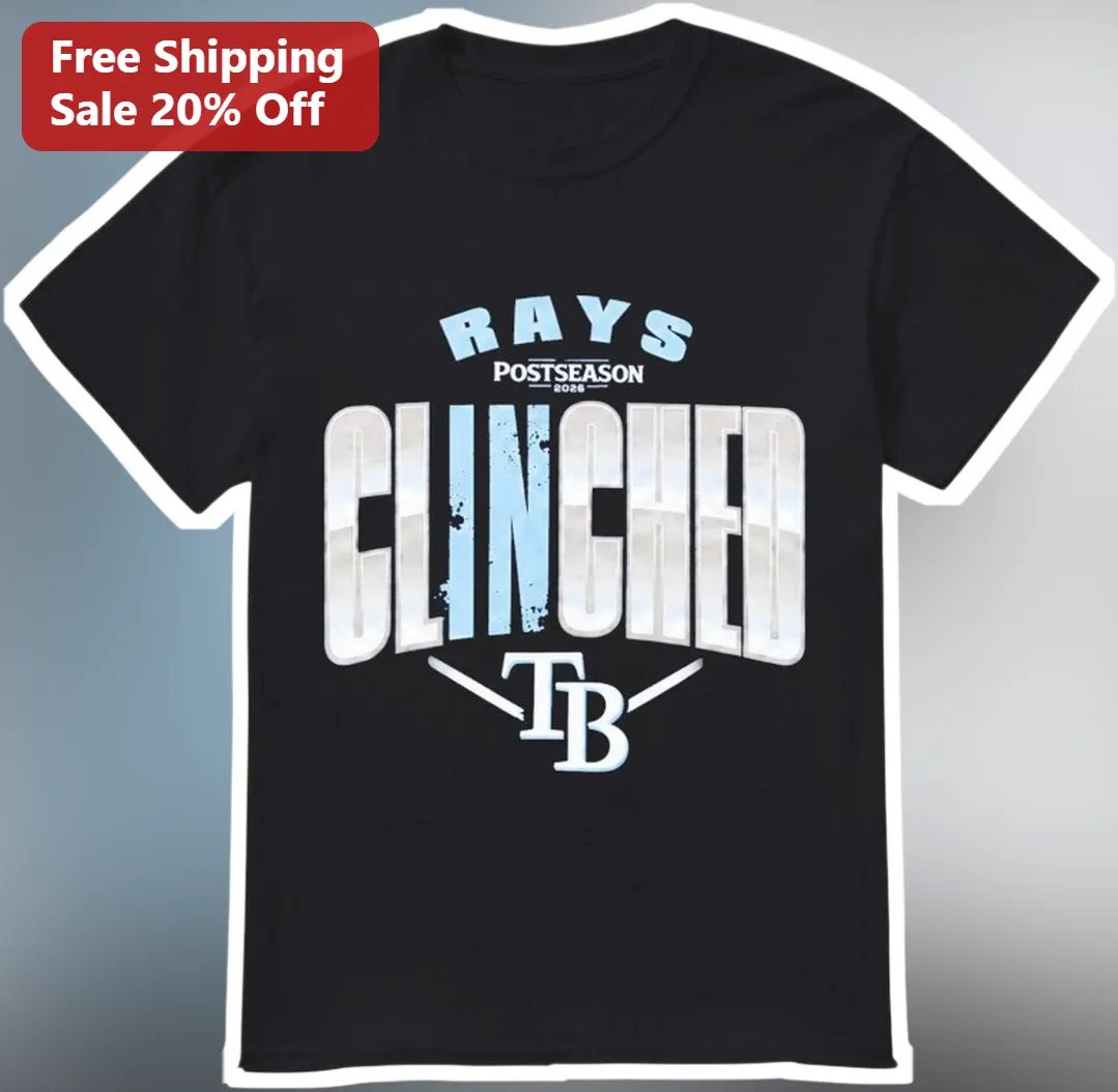 Rays Postseason Clinched TB Tee Tampa Bay Rays Playoff Fan Gift