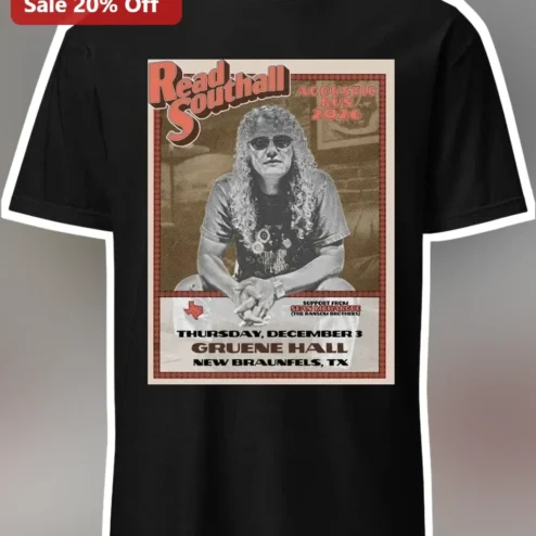 Read Southall Acoustic Run 2026 Tee Country Music Band Merch Vintage Concert Poster Shirt