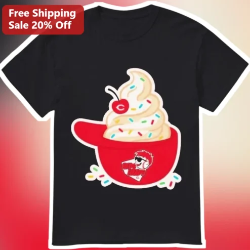 Red Heads Funny Ice Cream Soft Serve Graphic Tee for Women Men