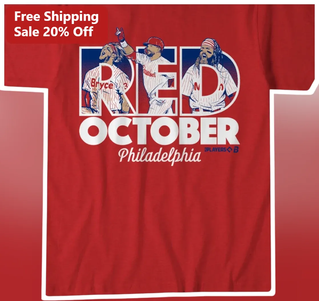 Red October Philadelphia Phillies Baseball Tee