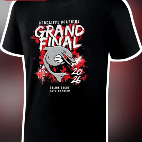 Redcliffe Dolphins Grand Final Tee Rugby League Fan Shirt