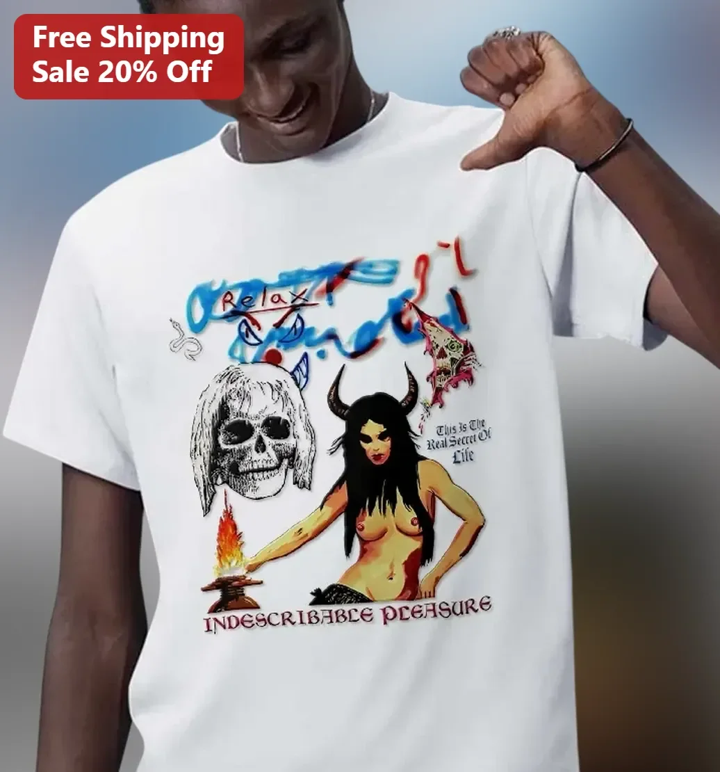 Relax This Is The Real Secret Of Life Indescribable Pleasure Occult Gothic Tee