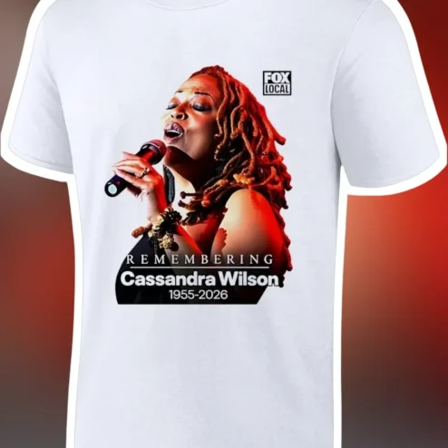 Remembering Cassandra Wilson 1955-2026 Jazz Singer Memorial Tribute Tee