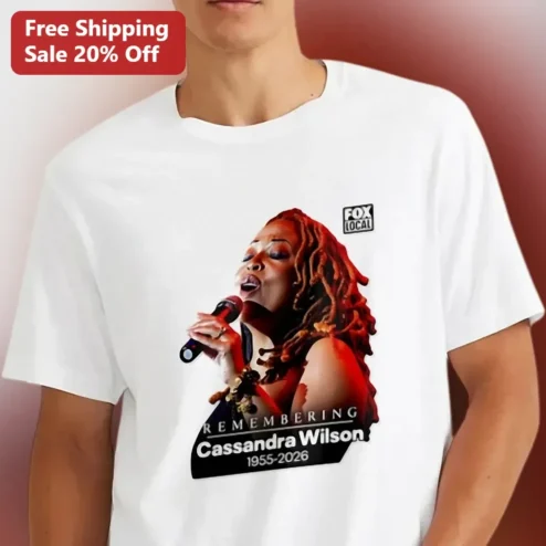 Remembering Cassandra Wilson 1955-2026 Jazz Singer Tribute Tee