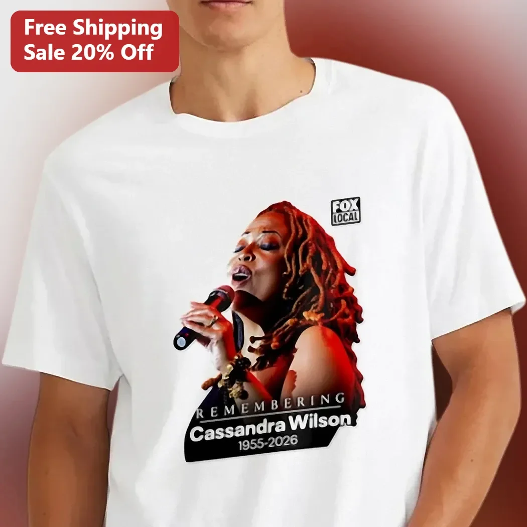 Remembering Cassandra Wilson 1955-2026 Jazz Singer Tribute Tee