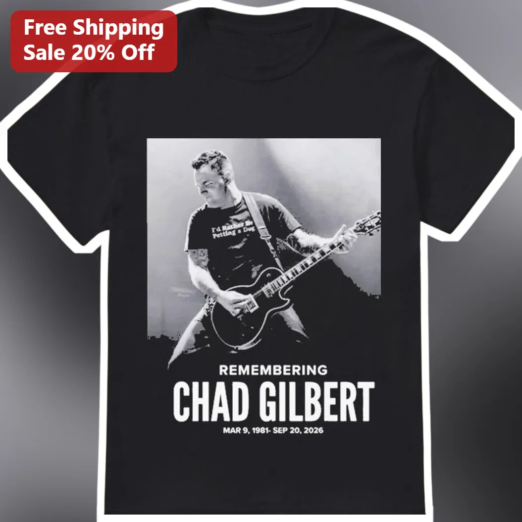 Remembering Chad Gilbert New Found Glory Tribute Tee Memorial Pop Punk Guitarist Gift