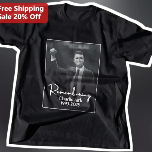 Remembering Charlie Kirk 1993-2025 Memorial Tee Turning Point USA Founder Tribute Shirt