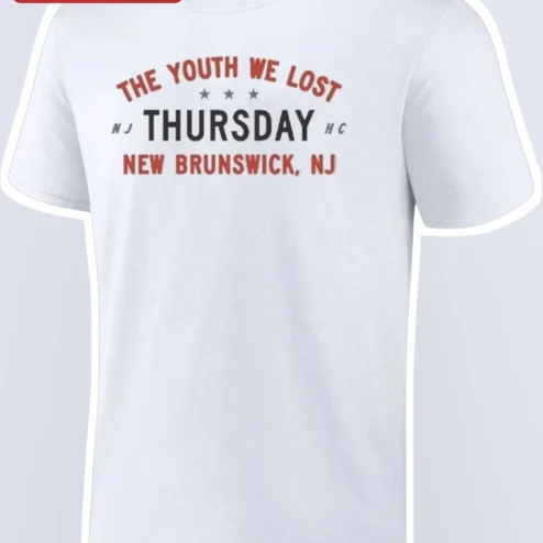 Reminders Of The Youth We Lost Thursday Band Graphic Tee New Brunswick NJ Emo Pop Punk Shirt