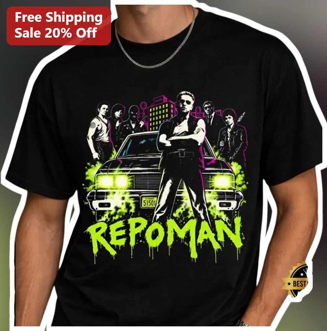 REPOMAN Cult Classic Movie Graphic Tee for Men Women