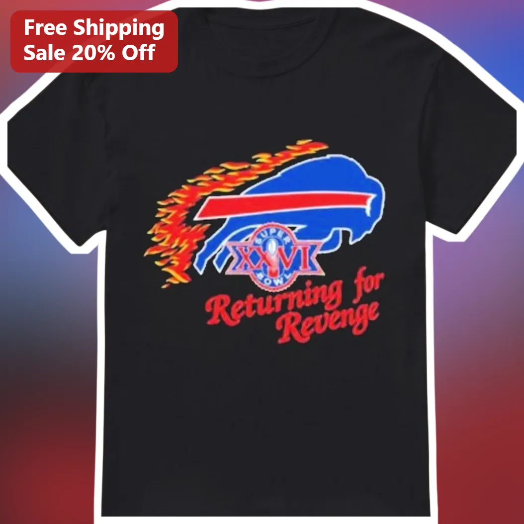 Returning for Revenge Buffalo Bills Super Bowl XXVI Vintage Graphic Tee