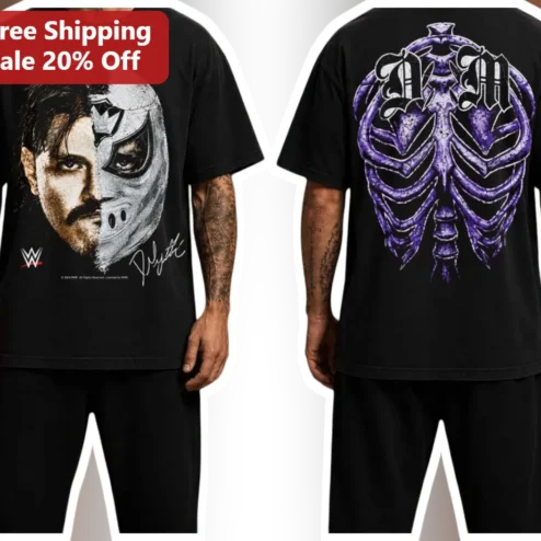 Rey Mysterio Mask and Signature Graphic Tee for Wrestling Fans