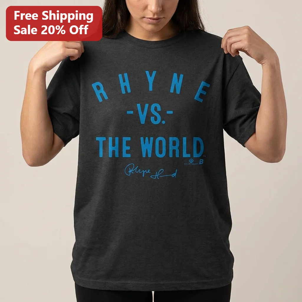 Rhyne -Vs.- The World Tee Rhyne Howard Signature Basketball Fan Apparel for Atlanta Dream Supporters