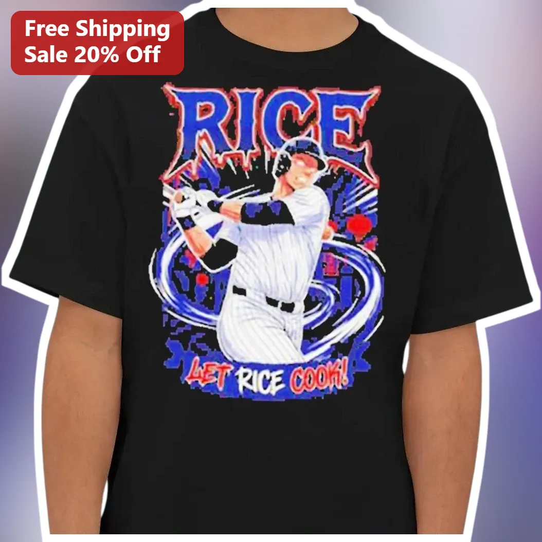 Rice Let Rice Cook Jim Rice Baseball Graphic Tee