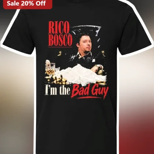 Rico Bosco I'm the Bad Guy Graphic Tee Ray Stevenson Vikings Shirt