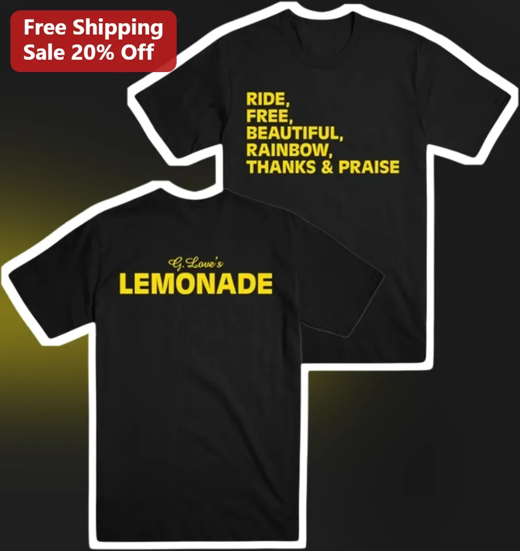 Ride Free Beautiful Rainbow Lemonade Graphic Tee
