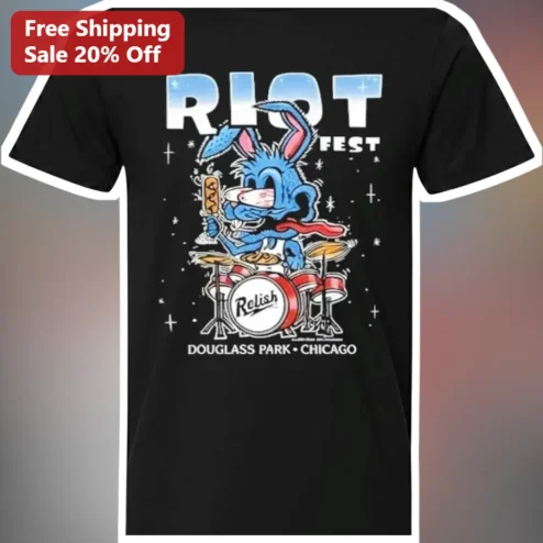Riot Fest Relish Douglass Park Chicago Graphic Tee