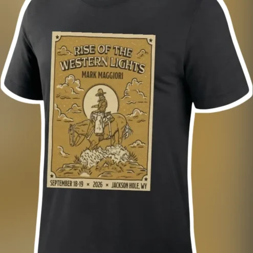 Rise of the Western Lights Mark Maggiori Vintage Cowboy Graphic Tee