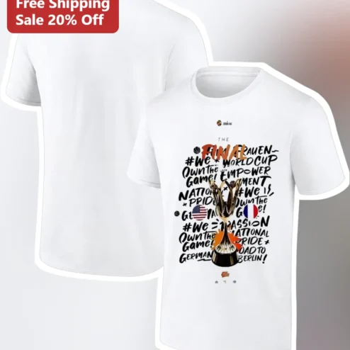 Road to Berlin Frauen-Weltmeisterschaft Tee We Own The Game Soccer Fan Shirt