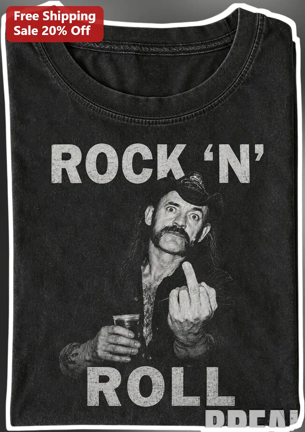 Rock 'N' Roll Ted Nugent Vintage Distressed Graphic Tee for Men Classic Rock Gift