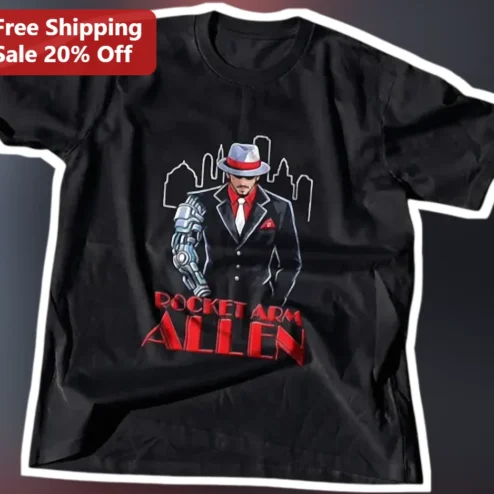 Rocket Arm Allen Tee Buffalo Bills Josh Allen Football Graphic Shirt