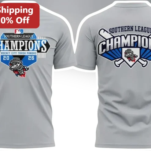 Rocket City Trash Pandas Southern League Champions Tee First Franchise Title Baseball Fan Gift